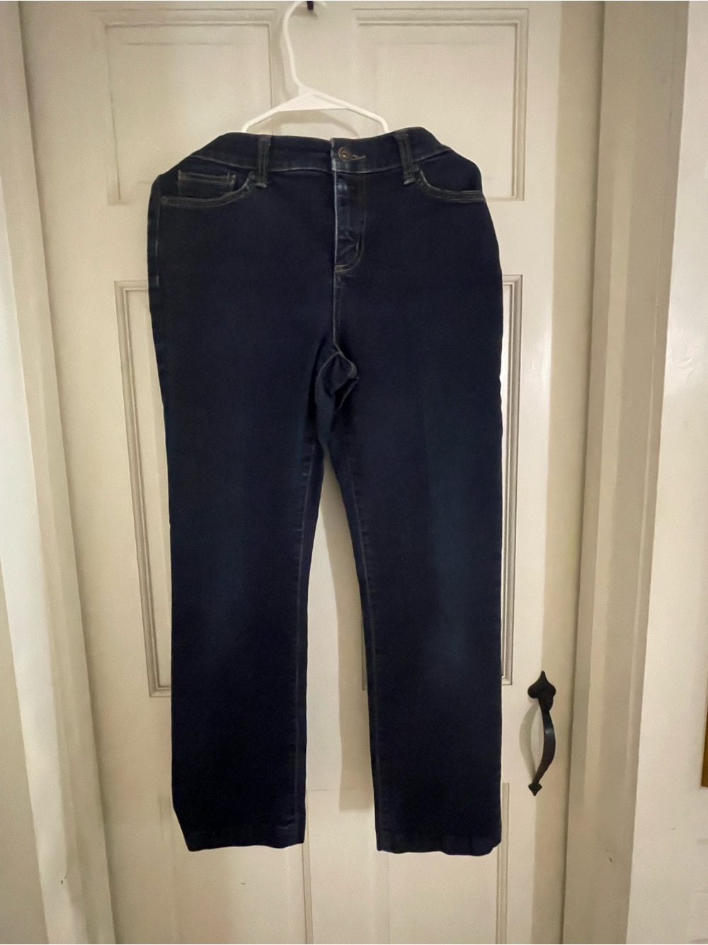 Classic High-Rise Women's Jeans in Dark Blue